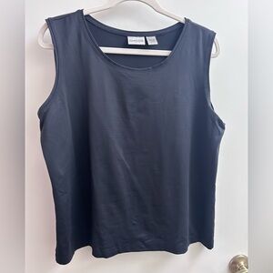 Chico's Black Sleeveless Top size 3 EUC
